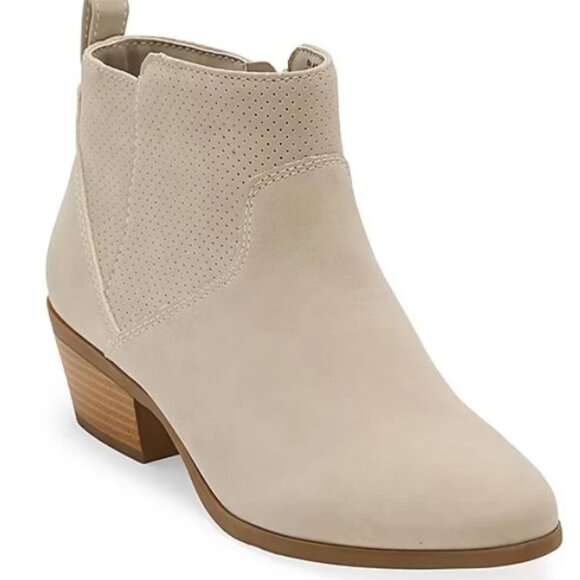 Arizona Jean Co Women’s Lambay Stacked Heel Booties Stone Sz 8.5 M MSRP $65 - Picture 1 of 6